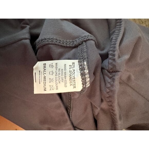 Dark Gray Workout High Rise Lounge Women's Shorts Size S-M - Picture 3 of 3